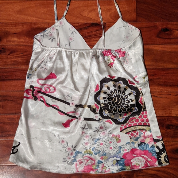 Y2K silky patterned tank - Picture 4 of 4